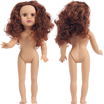 Série de mode de poupée afro-américaine de 18 pouces Numéro pour le jeu et l'apprentissage des filles
