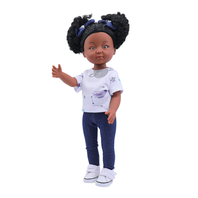 12 pouces poupée noire vêtements de poupée africaine réaliste cadeau poupées noires pour bébé pour enfants vêtements de poupée fille américaine