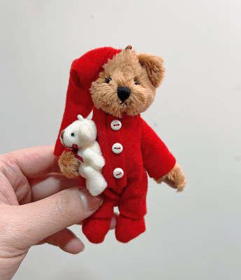 Matériau en peluche et logo personnalisé Fête cadeau de jouet en peluche pour bébé accompagnateur