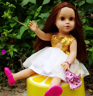 50cm Logo personnalisé OEM/ODM Éducatif en plastique Silicone Cute Doll Cadeaux