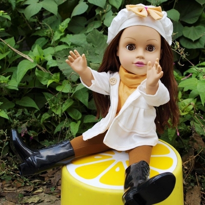 50cm Logo personnalisé OEM/ODM Éducatif en plastique Silicone Cute Doll Cadeaux