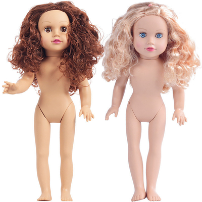 Série de mode de poupée afro-américaine de 18 pouces Numéro pour le jeu et l'apprentissage des filles