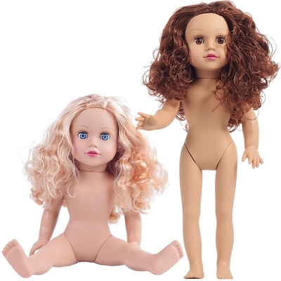 Série de mode de poupée afro-américaine de 18 pouces Numéro pour le jeu et l'apprentissage des filles