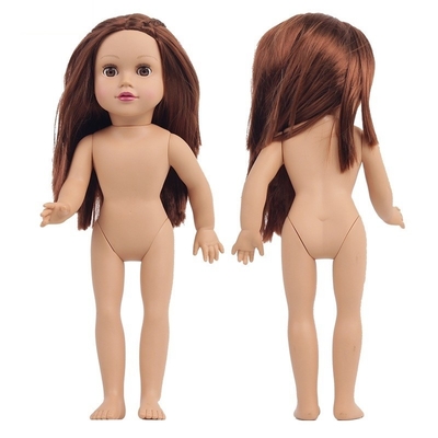 Série de mode de poupée afro-américaine de 18 pouces Numéro pour le jeu et l'apprentissage des filles