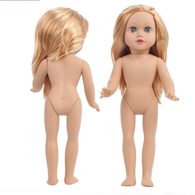 Costumes personnalisés Outfits 18 pouces poupée afro-américaine poupée 45 cm poupée pour filles Peau brune blanche