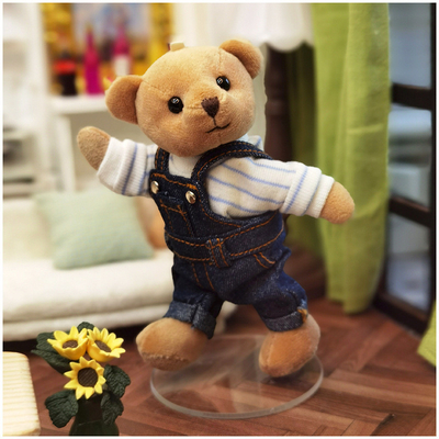Taille personnalisable Plush Bear Poupée Vêtements Faciles à nettoyer Pour la robe de poupée