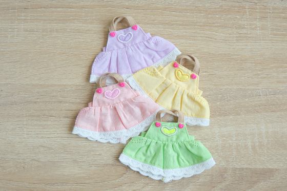 personnalisable 12cm Ours poupée vêtements SQ-01 Matériau en coton Unisexe