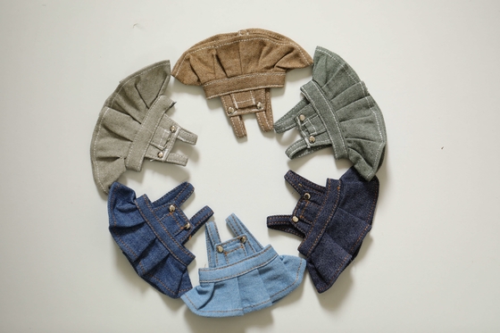 Personnalisation jouets en peluche ours Jeans trench manteau Jeans changement jouets pour enfants