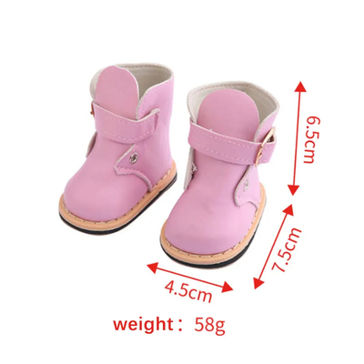 Accessoires de poupée ODM 18 pouces American Girl poupée chaussures bottes 45cm habillé en hiver bottes chaussures de poupée