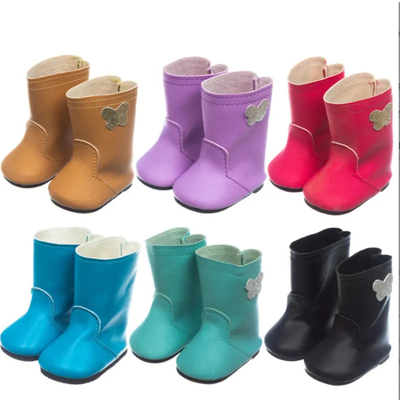 Accessoires de poupée ODM 18 pouces American Girl poupée chaussures bottes 45cm habillé en hiver bottes chaussures de poupée
