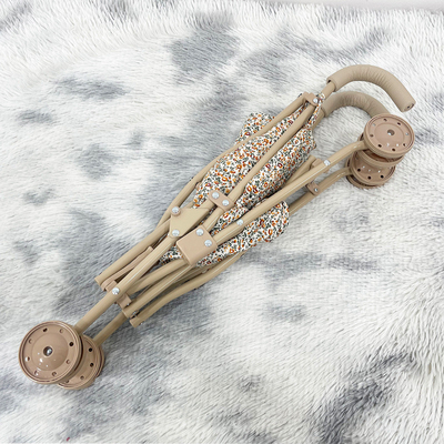Cadeau de jouets précieux classiques personnalisés, poussette de poupée pour tout-petits avec sac à dos, poussette de poupée