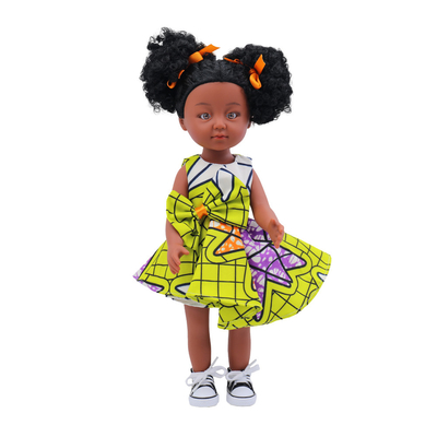 12 pouces poupée noire réaliste africaine poupée vêtements cadeau poupées noires pour les enfants