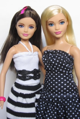 30 Cm 11,5 pouces Mode poupée Barbie Vêtements Matériau en tissu Pour les filles