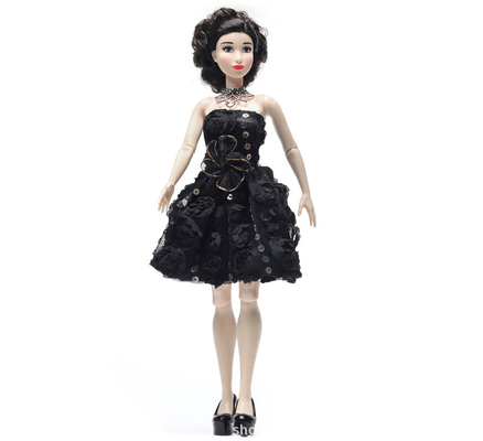 Doll de style national de 30 cm OEM Design original Différents vêtements Style Show Case